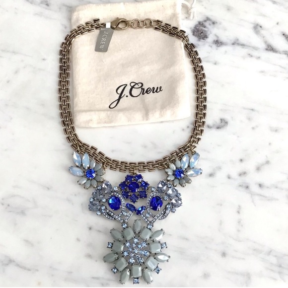 Gorgeous Statement Necklace Crystals Gemstones RARE NWT - Picture 3 of 16